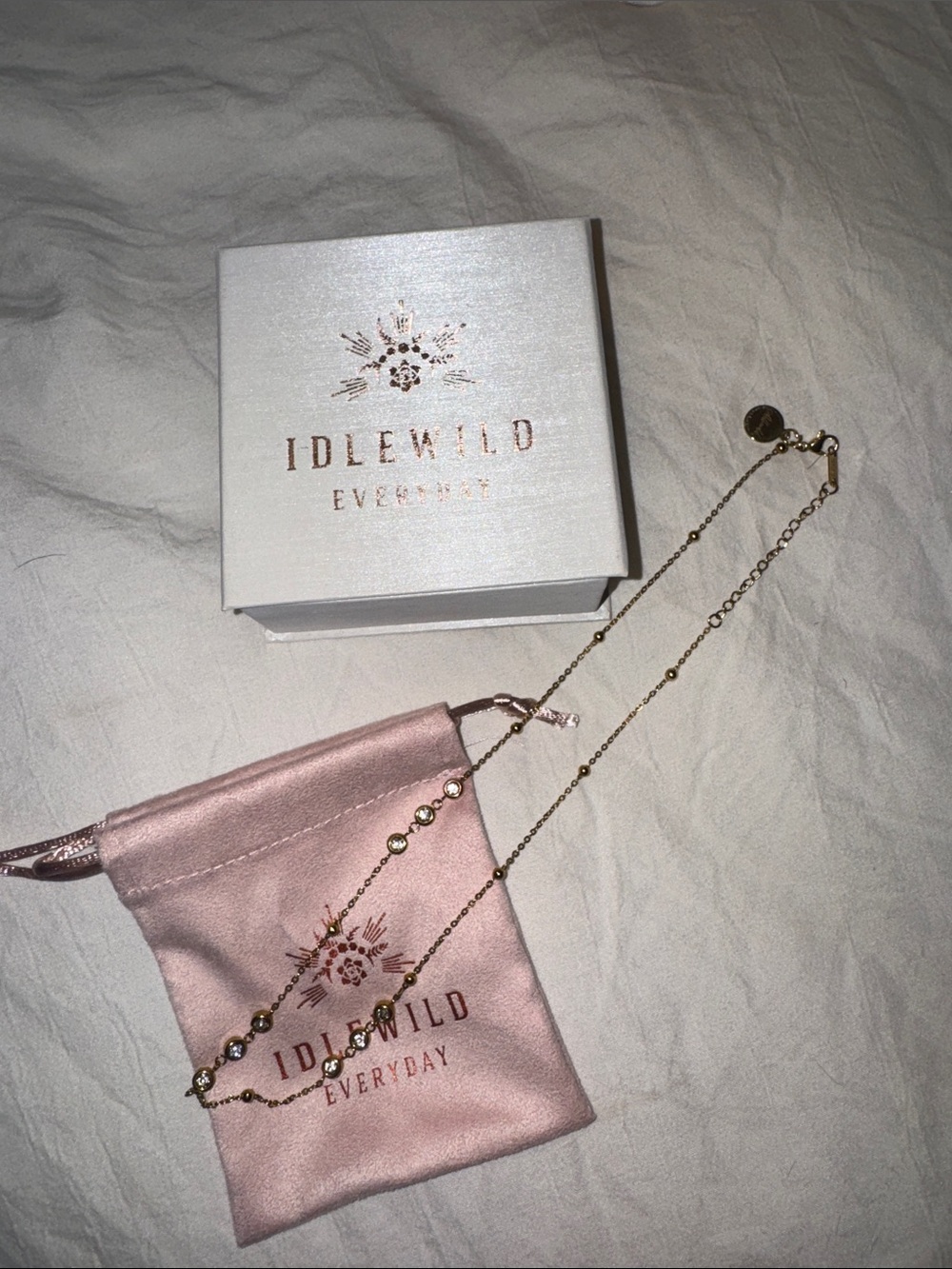 IDLEWILD EVERYDAY 
Gold Bead Chain Necklace